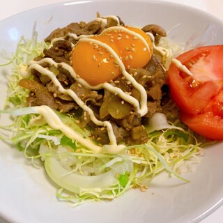 子供も喜ぶ☆豚マヨ丼